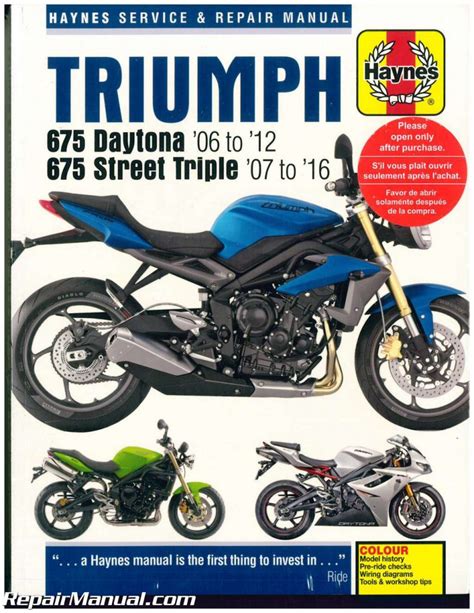 triumph daytona 650 manual.